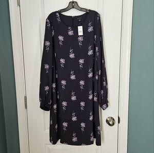 Ann Taylor floral patter shift dress